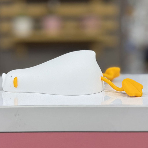 چراغ خواب سیلیکونی طرح اردک خسته گالری 2