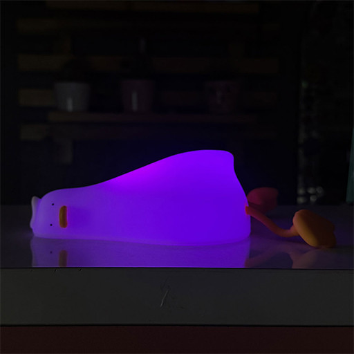 چراغ خواب سیلیکونی طرح اردک خسته گالری 7