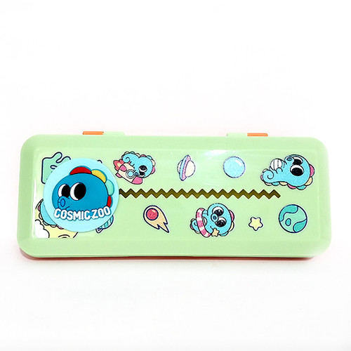 جامدادی دو طبقه بازشو طرح زیگزاگی