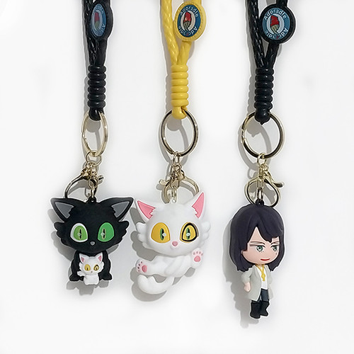 سرکلیدی طرح دختر و گربه شاخص