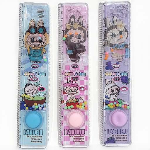 خط کش واترگیم آکواریومی 20 سانتی طرح لبوبو شاخص