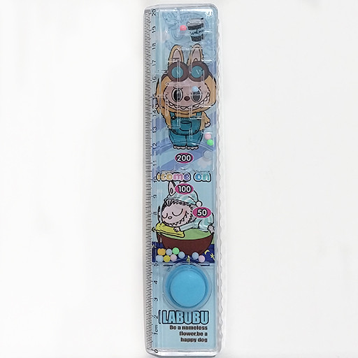 خط کش واترگیم آکواریومی 20 سانتی طرح لبوبو گالری 3