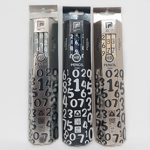 مداد مشکی سه گوش کیفیت بالا و سر پاکن دار شاخص