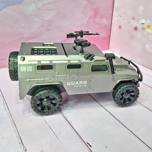 قلک الکترونیکی تشخیص چهره شبیه سازی شده به طرح ماشین نظامی گالری 3