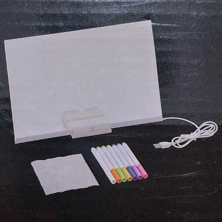 تخته لایت برد LED همراه با ماژیک سایز بزرگ