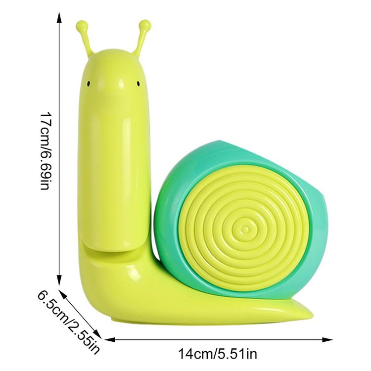 چراغ مطالعه تاشو جامدادی دار طرح حلزون ابعاد