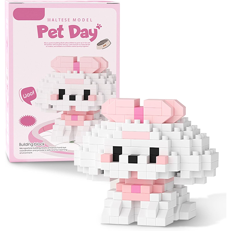مینی لگو Pet Day مدل سگ صورتی (کد K214)