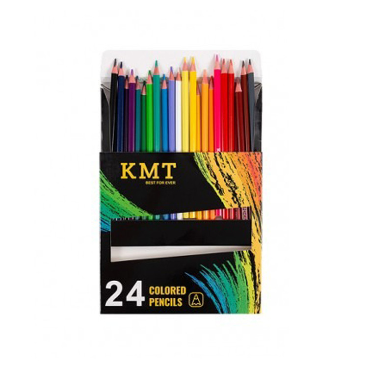 مداد رنگی 24 رنگ KMT