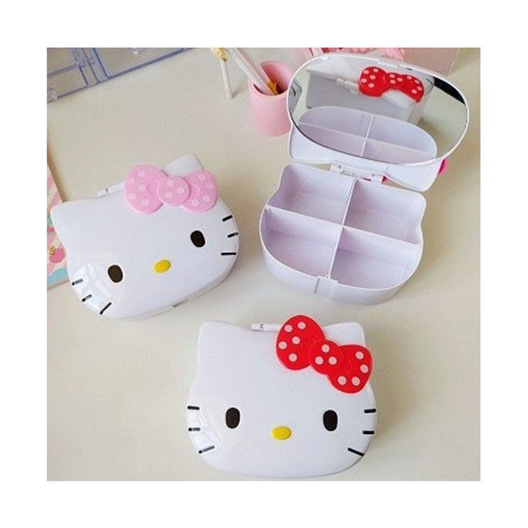 جعبه لوازم Hello Kitty با آینه