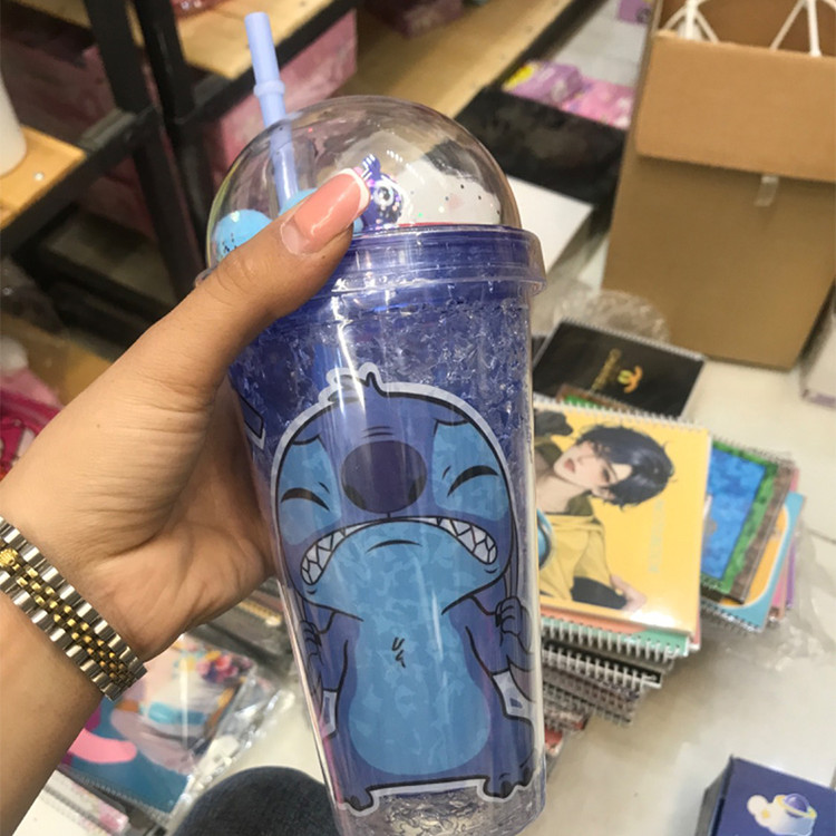 ماگ اسموتی کریستالی دو جداره با نورپردازی سه حالته